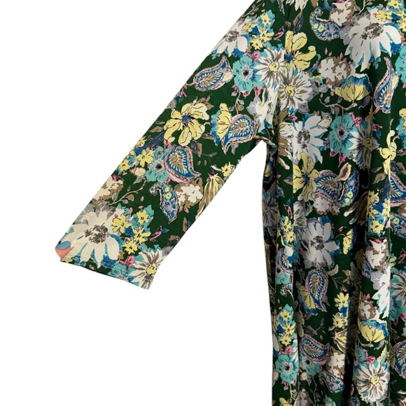 GORGEOUS Floral 3/4 Sleeve Tunic Top SPRING/SUMMER    XL/1X    #7 - Picture 4 of 7